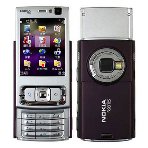 nokia/诺基亚 n95滑盖经典款按键备用老人机小学生正品非智能手机