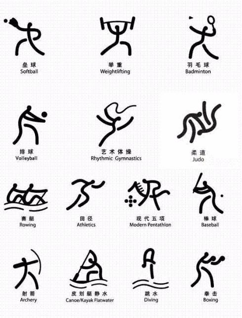 奥运会项目简笔画