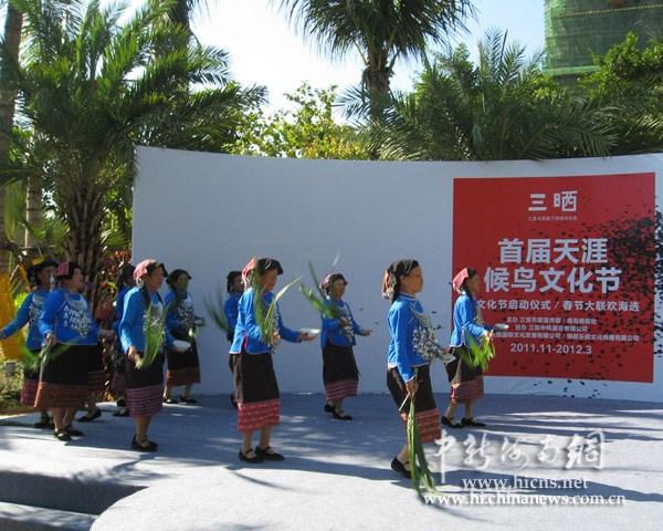 保亭黎族歌舞首届天涯候鸟文化节放异彩|苗族文化网