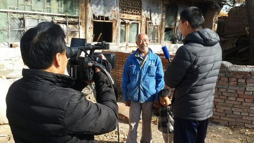 宣化区电视台到田家坊村拍摄精准扶贫工作纪录片