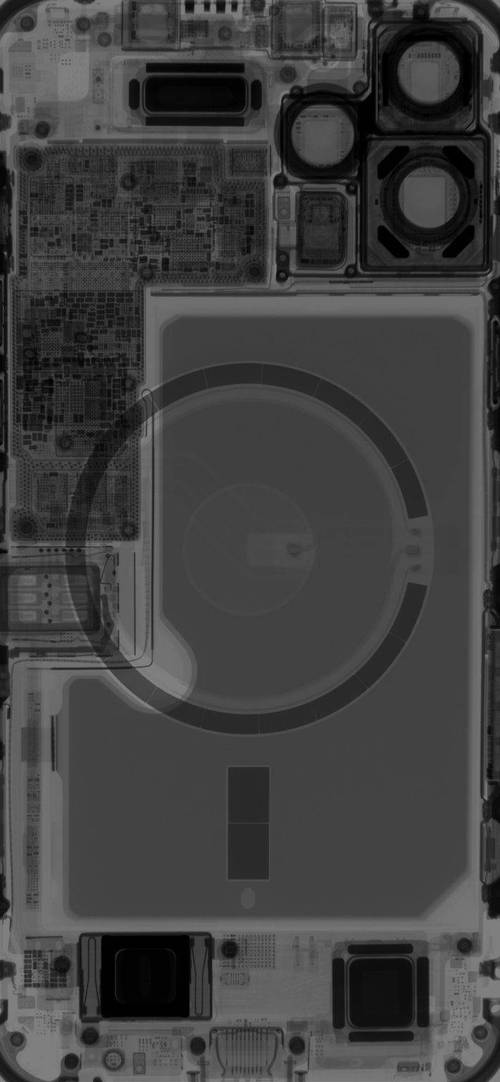 极客范ifixit放出苹果iphone12minipromax内部结构壁纸