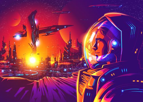 ai设计素材赛博朋克未来科技感爆棚!