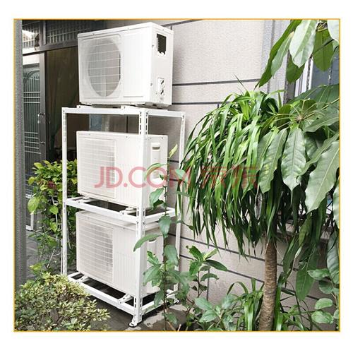 空调外机支架配件节省空间落地双层叠放减震降噪架子架 xe-c1(800*800