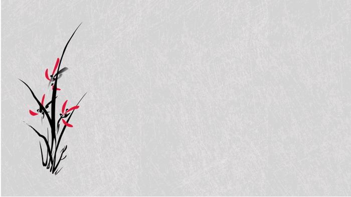 13张雅致古典水墨中国风ppt背景图片