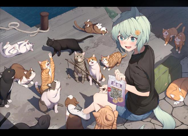 慵懒的小猫猫赛马娘星云天空壁纸特辑