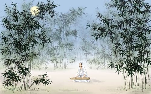 竹里馆王维唐诗注释翻译赏析