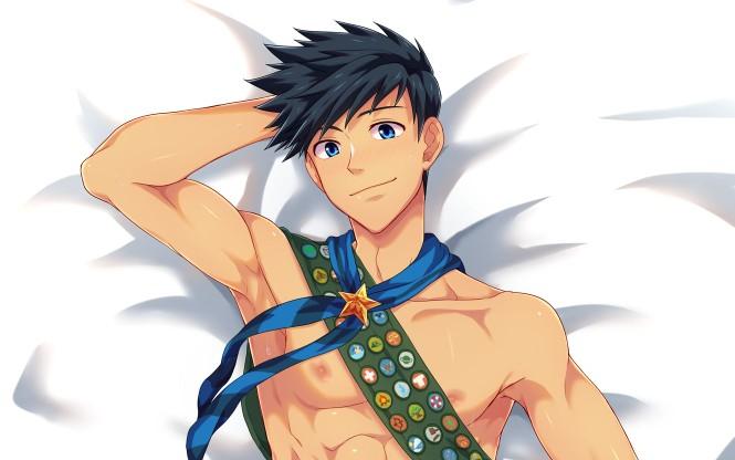 camp buddy]natsumi(蓝) x (黄)hunter裂缝 cg攻略