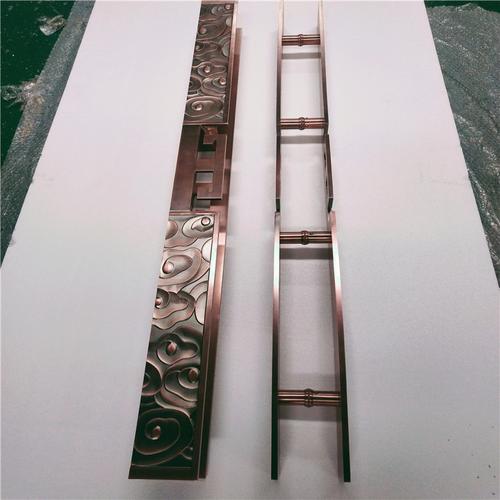 众钰古铜大门不锈钢红古铜拉手不锈钢拉手大门拉手