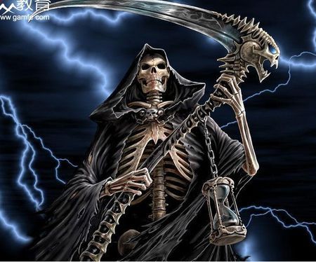 求那种有镰刀的骷髅死神图,要清晰的,悬赏高,我用来ps