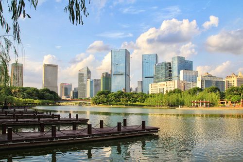 其它 美丽的千灯湖 写美篇  佛山千灯湖公园是南海区地标城市景观,以