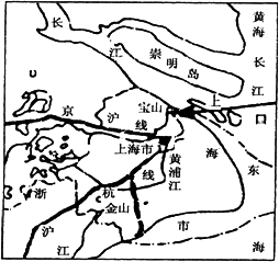 1)上海港是一个 ________港兼作 ________港,主要港区沿 ________分布