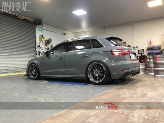 奥迪a3安装日本锻造bbs rs-gt轮毂