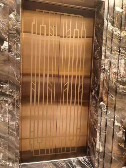 不锈钢电梯轿厢蚀刻线条图案