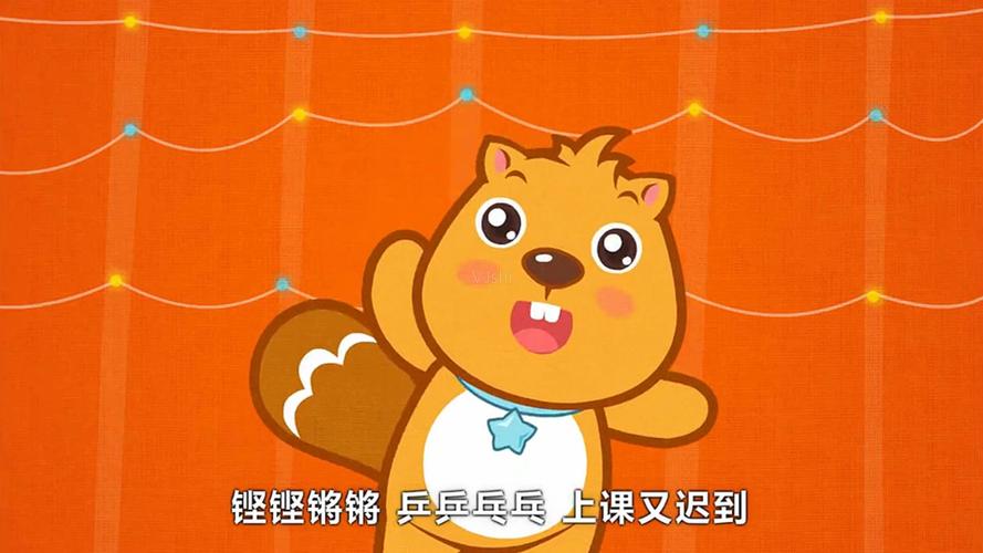 稍息立正站好儿歌动画卡通_1920x1080_高清视频素材