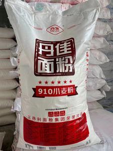 25kg五得利丹佳910面粉高筋面粉小麦粉拉面粉饺子粉50斤装