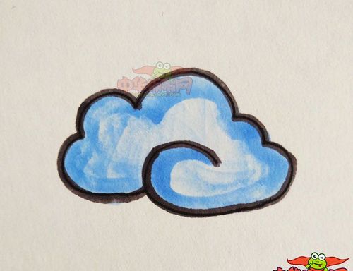 云朵怎么画好看又简单好看的云朵简笔画