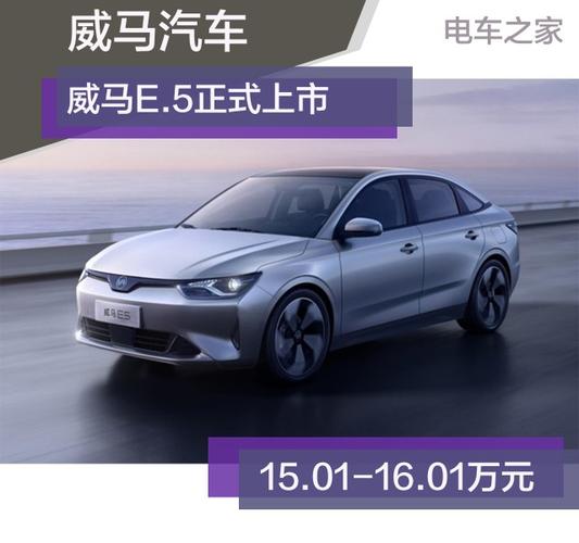 威马汽车e5正式上市15011601万元