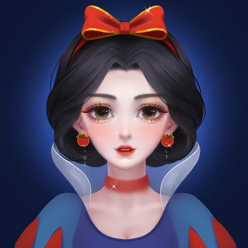 迪士尼公主之白雪公主|插画|商业插画|画画的童画 - 原创作品 - 站酷