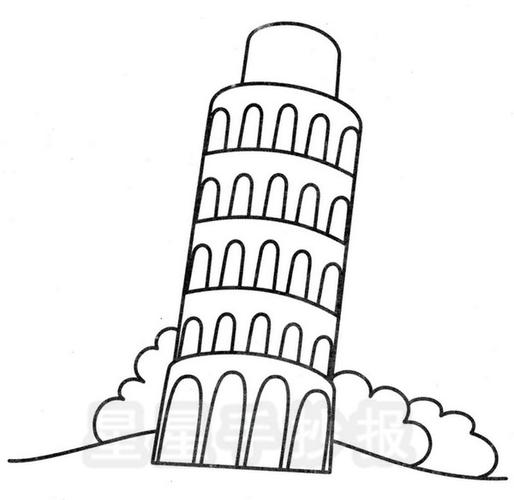 星星报 简笔画 建筑简笔画 >> 正文内容 意大利比萨斜塔资料:倾斜原因