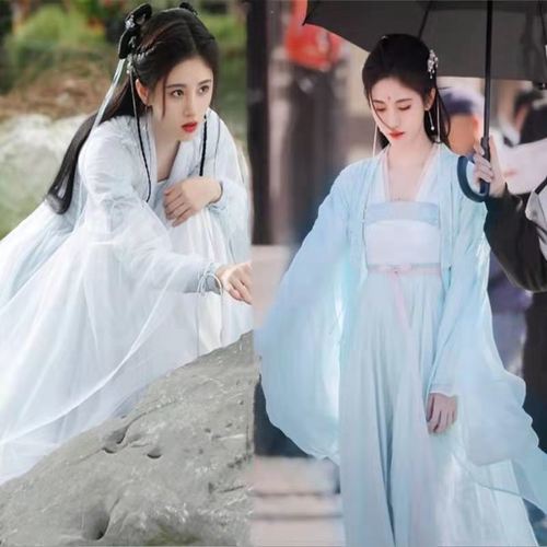 如意芳菲鞠靖祎同款汉服女仙气古风汉服全套学生古装
