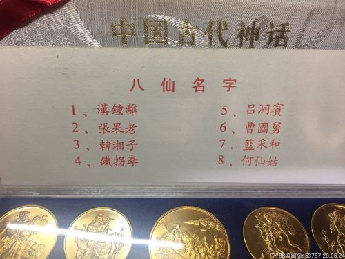 中国神话八仙过海纪念章(原盒)-其他徽章-7788收藏