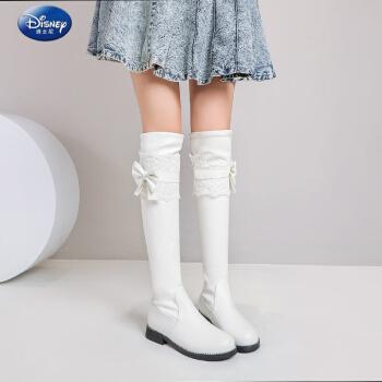 靴子>迪士尼(disney)>迪士尼(disney)女童靴儿童长靴2021秋冬弹力过膝