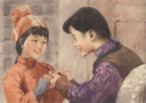 往事如烟城南旧事水彩