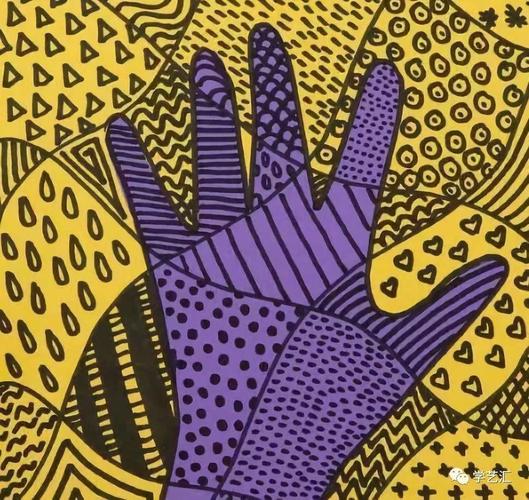 儿童线描装饰画教学(8)