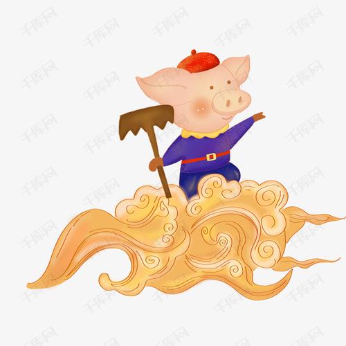 2019新年猪年飞天小猪