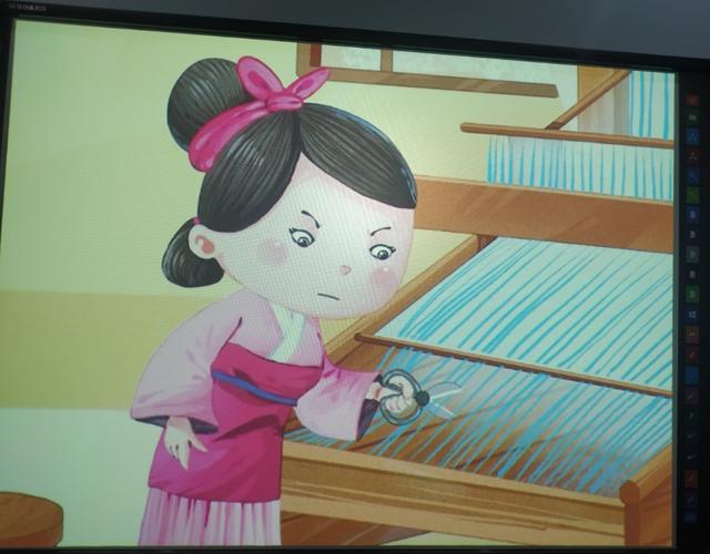 国学课堂《孟母断机》