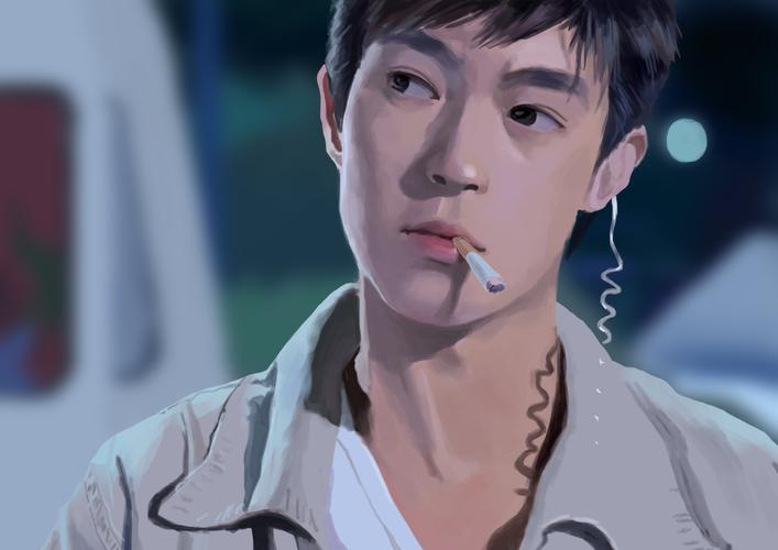 厚涂练习《头文字d》.高桥凉介