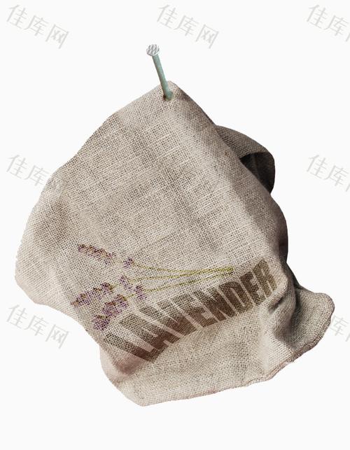 麻袋 字母 袋子  灰色 png 素材