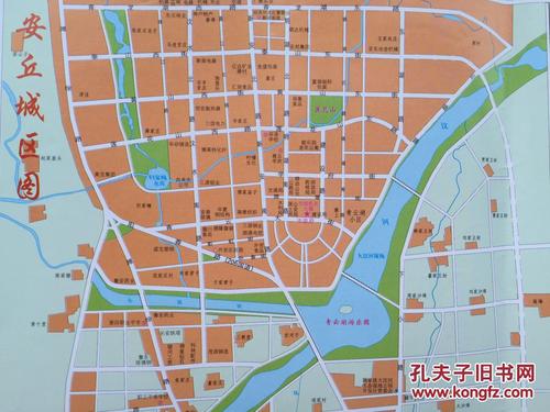 安丘市政区图全开安丘政区图安丘地图安丘市地图2007年