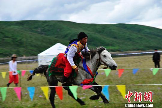 探访四川阿坝藏区红原县民间马术队