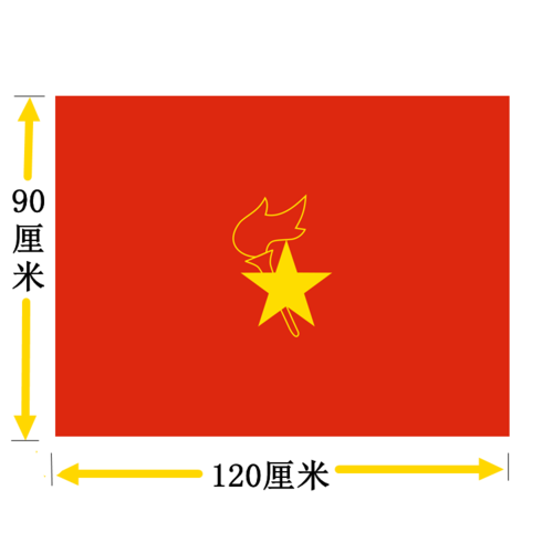 中国少年先锋队队旗 大队旗