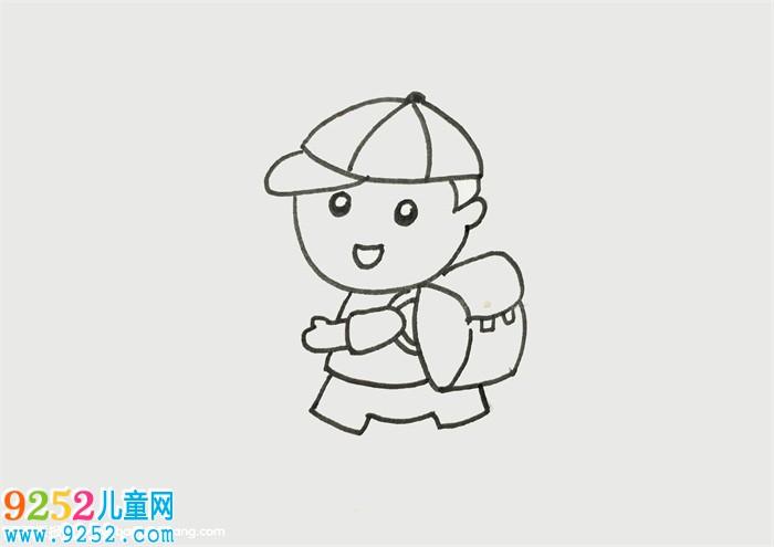 简笔画 人物简笔画 学生怎么画?