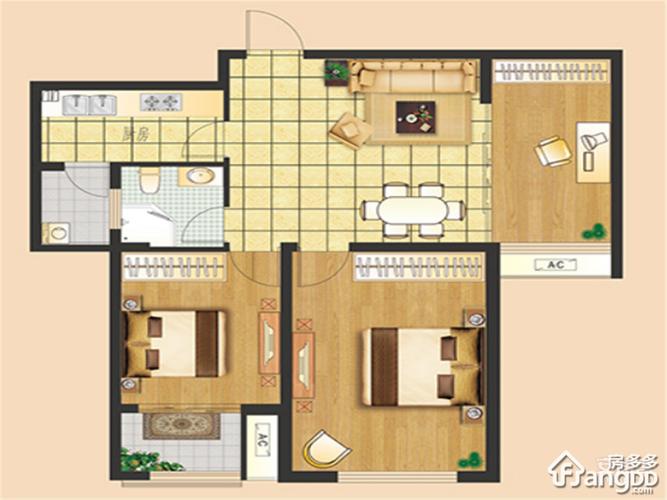 都市怡景户型图