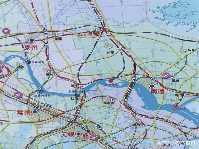 江苏泰兴常泰城际铁路全长68公里,规划接入常州北站