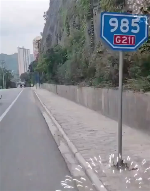 就在大战前夕这紧张的时刻,有人在陕西安康旬阳城区发现,g211国道的