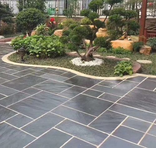 天然青石板庭院防滑地砖仿古文化石墙砖板岩院子地砖背景墙院子砖