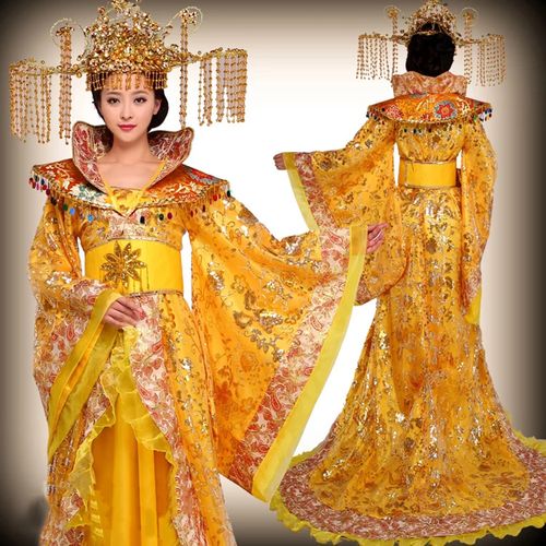 唐朝女武则天古装贵妃武媚娘公主仙女服装租赁女儿国汉服女皇后服