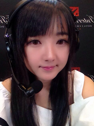 沐沐   翟纯婧,id:沐沐,gtv女主播,dota解说.