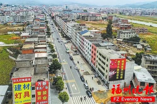 如今闽清坂东街道换新颜.