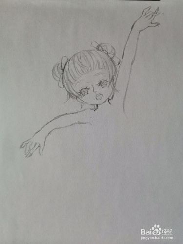怎么画跳舞的漫画少女?