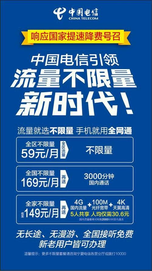 中国电信流量无限卡