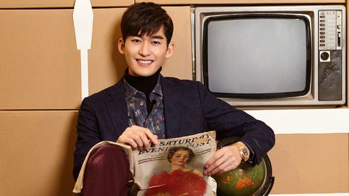 张翰 时尚优咖 复古英伦风格宽屏壁纸壁纸图片