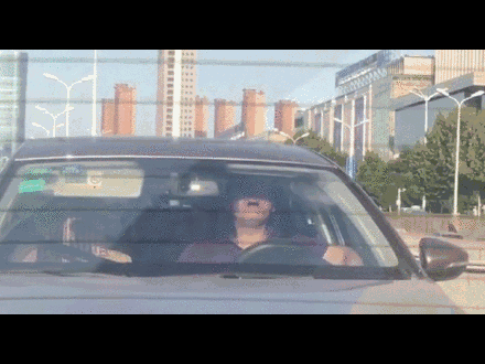 街头上演激情一幕,女子坐副驾驶为男司机"修拉链"!