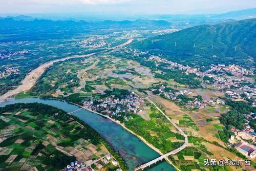 夏日时节,素有"桂北粮仓"之称的广西全州县,整洁的村庄,纵横交错的