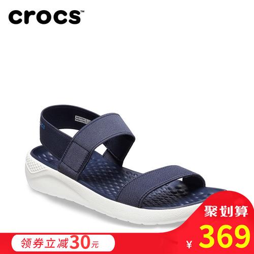 crocs卡骆驰凉鞋女 literide运动沙滩女鞋2019新款单鞋|205106