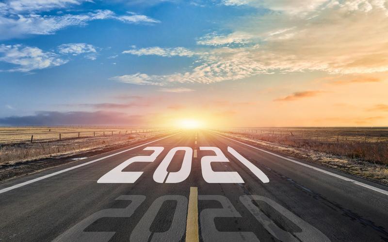 2021创意新年背景壁纸图片